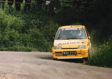 Jacek Sikora i Marek Kaczmarek - Fiat Cinquecento Sporting.